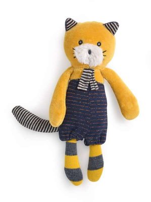 Miniature chat moutarde Lulu Les Moustaches Moulin Roty