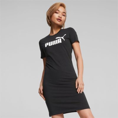 PUMA Robe T-Shirt Coupe Slim Essentials Femme