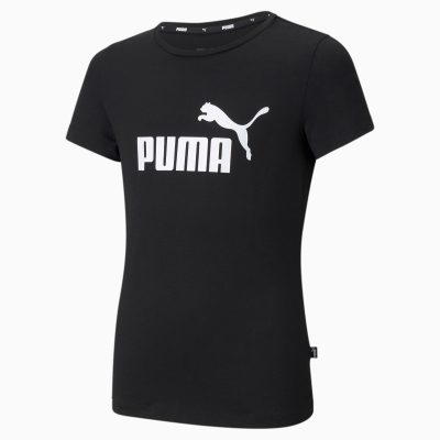 PUMA T-Shirt Essentials Logo Enfant et Adolescent pour Femme