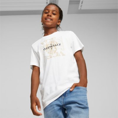 PUMA Chaussure T-Shirt FtblCore Valencia CF Enfant et Adolescent