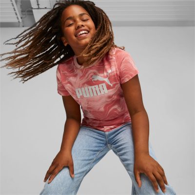 PUMA Chaussure T-Shirt Marbleized ESS+ Enfant et Adolescent