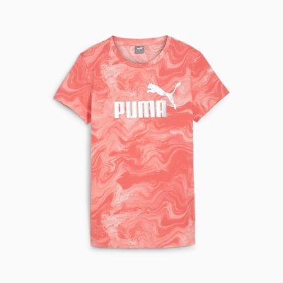 PUMA T-Shirt Marbleized ESS+ Femme