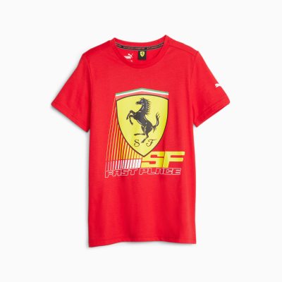 PUMA Chaussure T-Shirt Scuderia Ferrari Enfant et Adolescent
