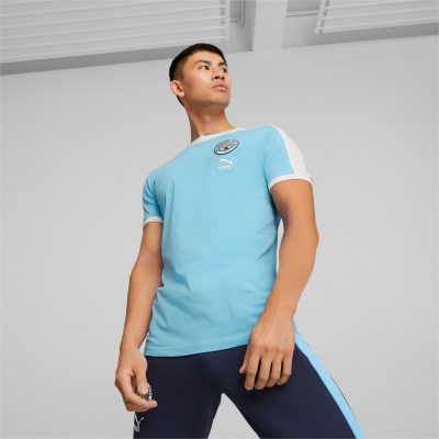 PUMA T-Shirt T7 ftblHeritage Manchester City pour Homme