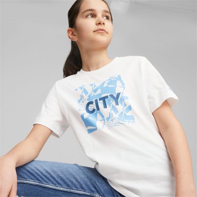 PUMA Chaussure T-Shirtà imprimé FtblCore Manchester City Enfant et Adolescent