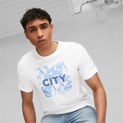 PUMA T-Shirtà imprimé FtblCore Manchester City pour Homme