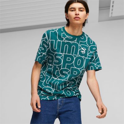T-Shirtà imprimé intégral et coupe décontractée PUMA TEAM Homme/AOP