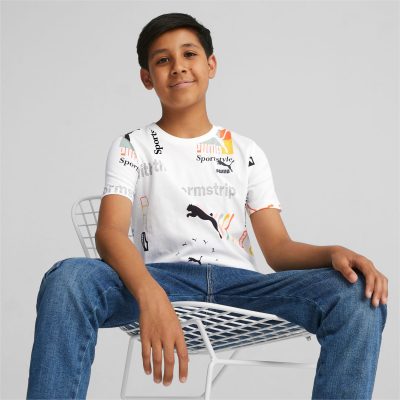 PUMA Chaussure T-Shirtà imprimés Classics Brand Love Enfant et Adolescent