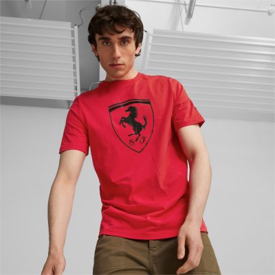 PUMA T-Shirt avec grandécusson Scuderia Ferrari Race Homme