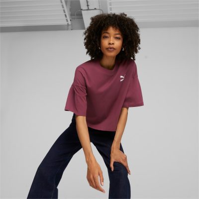 PUMA T-Shirt coupe oversize CLASSICS Femme
