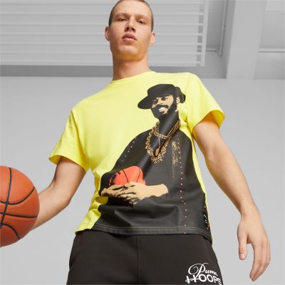 PUMA T-Shirt de basketballà imprimé Franchise Homme