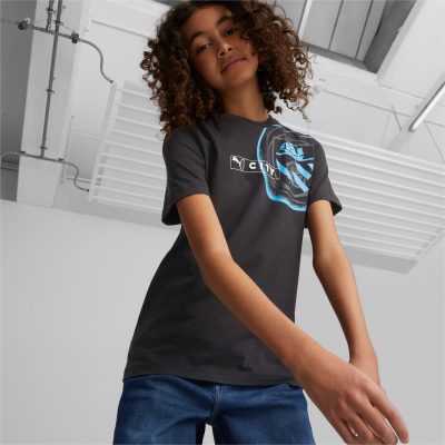 PUMA Chaussure T-Shirt ftblLegacy Manchester City Enfant et Adolescent