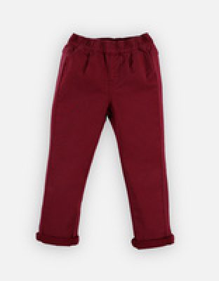 Pantalon "style & confort" en twill et molleton