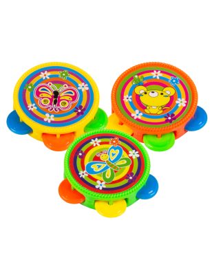 Accessoires piñata 3 tambours multicolores 4