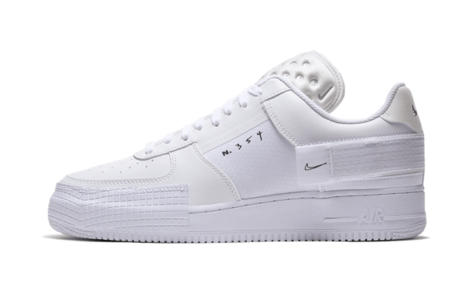 Nike Air Force 1 Low Drop Type Triple White