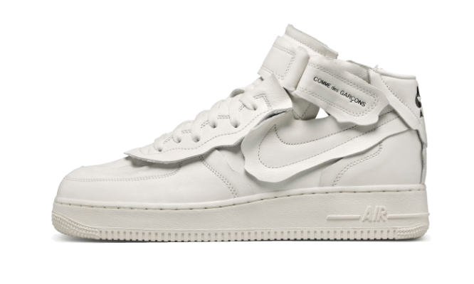 Nike Air Force 1 Mid Comme Des Garcons White