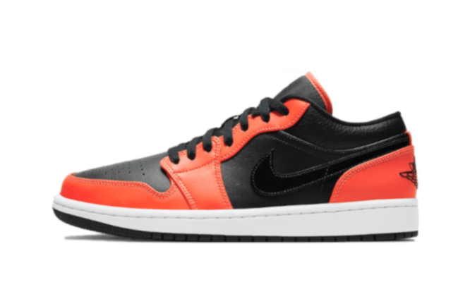 Nike Air Jordan 1 Low Se Black Turf Orange