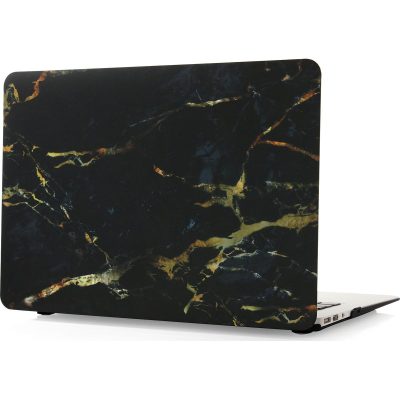 Mobigear Marble - Apple MacBook Pro 13 Pouces (2016-2019) Coque MacBook Rigide - Noir / Marron