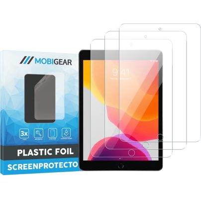 Mobigear - Apple iPad 7 (2019) Protection d'écran Film - Compatible Coque (Lot de 3)