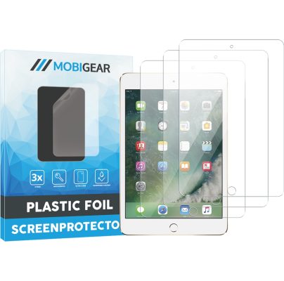 Mobigear - Apple iPad Mini 4 (2015) Protection d'écran Film - Compatible Coque (Lot de 3)