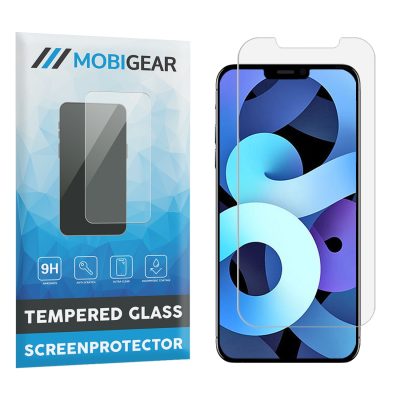 Mobigear - Apple iPhone 12 Verre trempé Protection d'écran - Compatible Coque