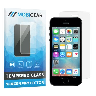 Mobigear - Apple iPhone 5C Verre trempé Protection d'écran - Compatible Coque