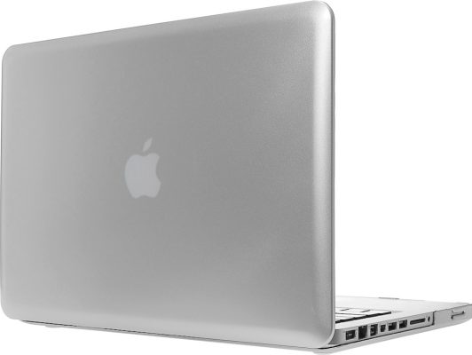 Mobigear Metallic - Apple MacBook Pro 15 Pouces (2008-2012) Coque MacBook Rigide - Argent