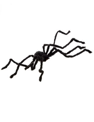 Araignée velue Halloween 150 cm