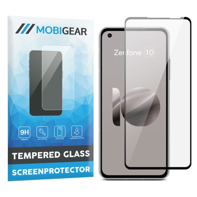 Mobigear - ASUS Zenfone 10 Verre trempé Protection d'écran - Compatible Coque - Noir