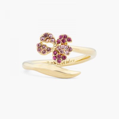 Bague ajustable Iris Wine and roses