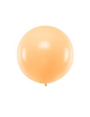 Ballon en latex géant pêche 1 m