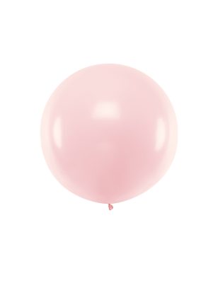 Ballon en latex géant rose pâle 1 m