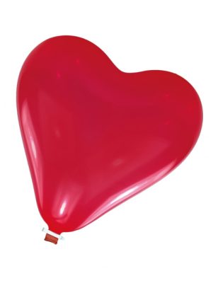 Ballon géant cœur latex rouge 61 cm