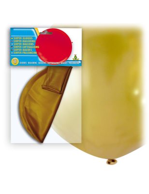 Ballon géant en latex doré 80 cm