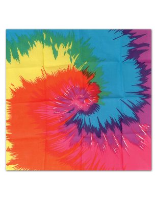 Bandana Hippie multicolore 55 x 55 cm