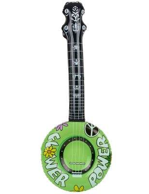 Banjo gonflable hippie