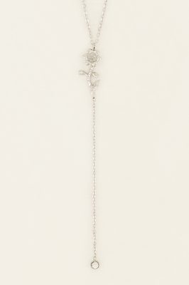 Collierà pendentif et strass Birth Flower | My Jewellery