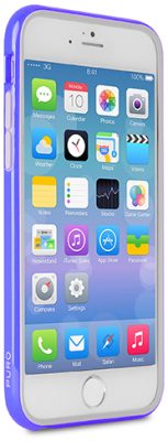 Puro - Coque Apple iPhone 6s Plus Bumper - Bleu