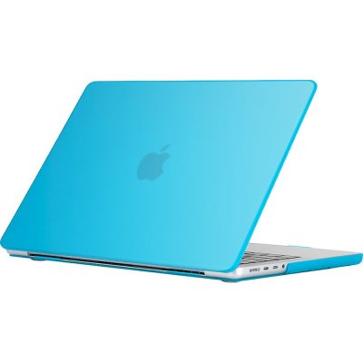 Mobigear Glossy - Apple MacBook Pro 14 Pouces (2021-2023) Coque MacBook Rigide - Bleu