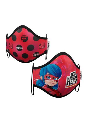 Boîte de 2 masques de protection enfant réutilisables Ladybug
