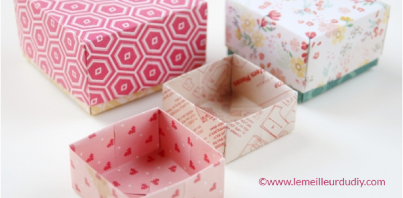 DIY : Boîte en origami