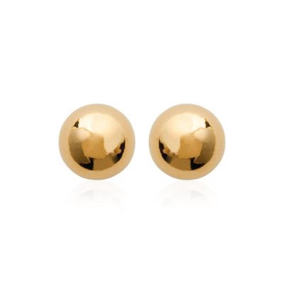Boucles d'oreilles boules plaqué or - Pour Femme - Bijoux Elise et moi