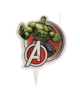 Bougie d'anniversaire Hulk Avengers 7