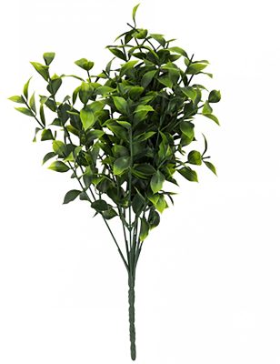Bouquet de feuilles vertes 35 cm
