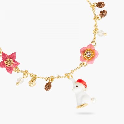 Bracelet Charm's Lapin Noël Enchanté