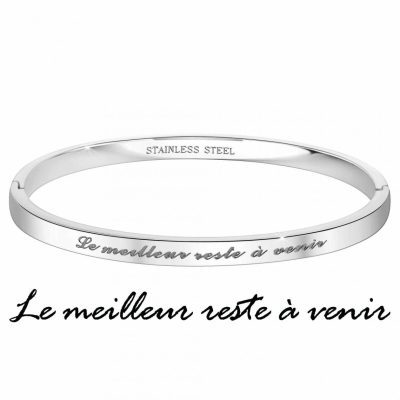 Bracelet Femme Athème - B2541-01-ARGENT Acier Argent