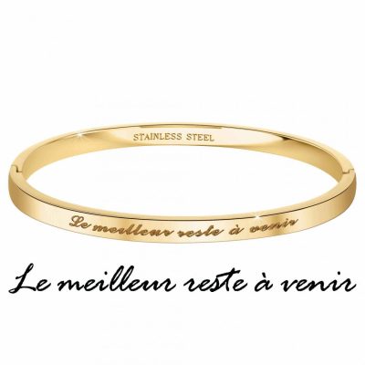 Bracelet Femme Athème - B2541-01-DORE Acier Doré