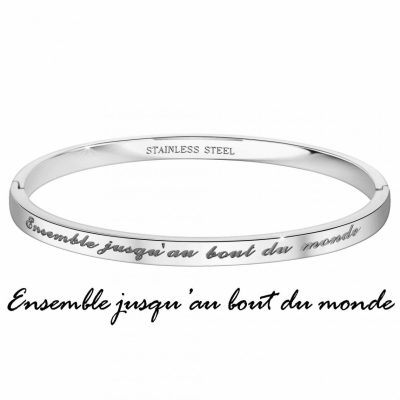 Bracelet Femme Athème - B2541-14-ARGENT Acier Argent