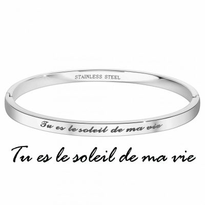 Bracelet Femme Athème - B2541-15-ARGENT Acier Argent