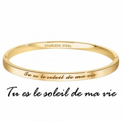 Bracelet Femme Athème - B2541-15-DORE Acier Doré